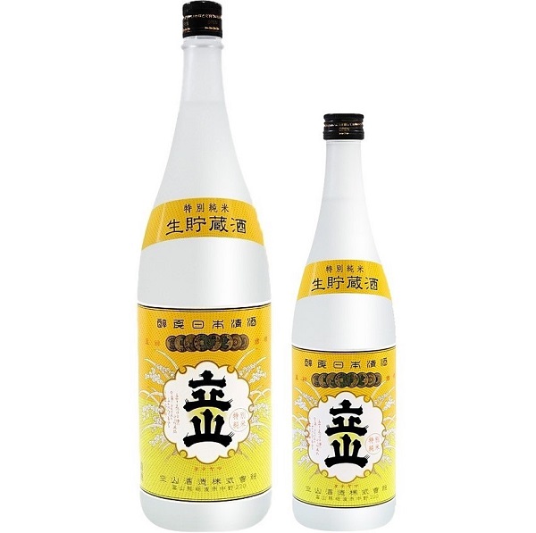 立山 生貯蔵 特別純米酒 1800ml / 720ml [季節限定]　